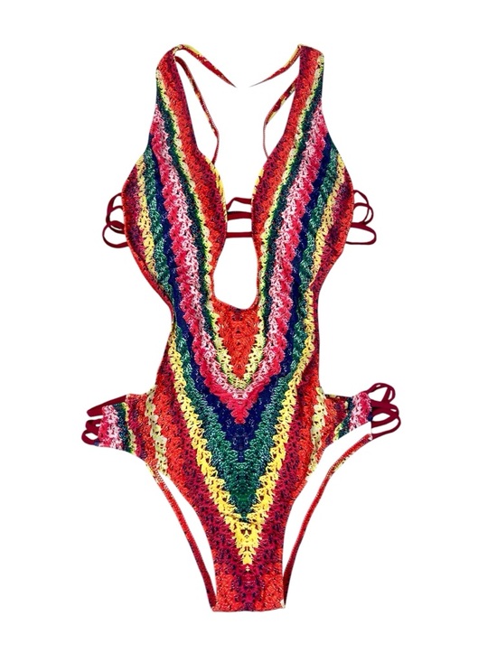 Other - Vibrant Boho Swimsuit XL